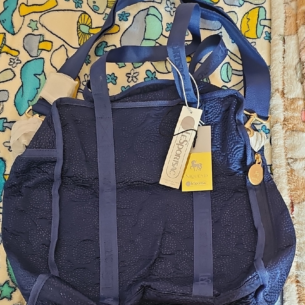 LeSportsac Deep Blue Textured Bag - Niquea.D Collab